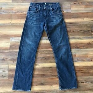 7 For All Man Kind Straight Slimming Jeans Men's Size Waist 29 Inches